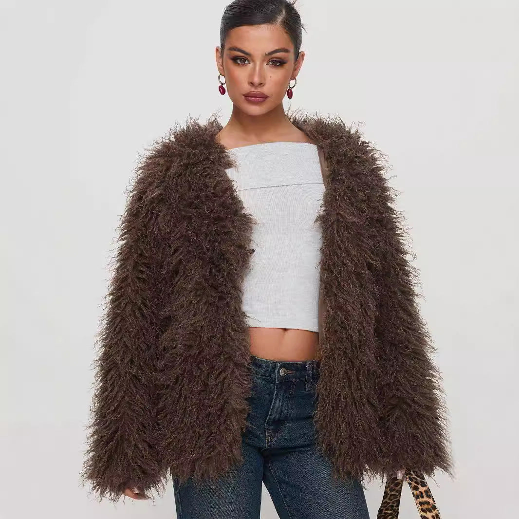 LENA | COZY FAUX FUR JACKET