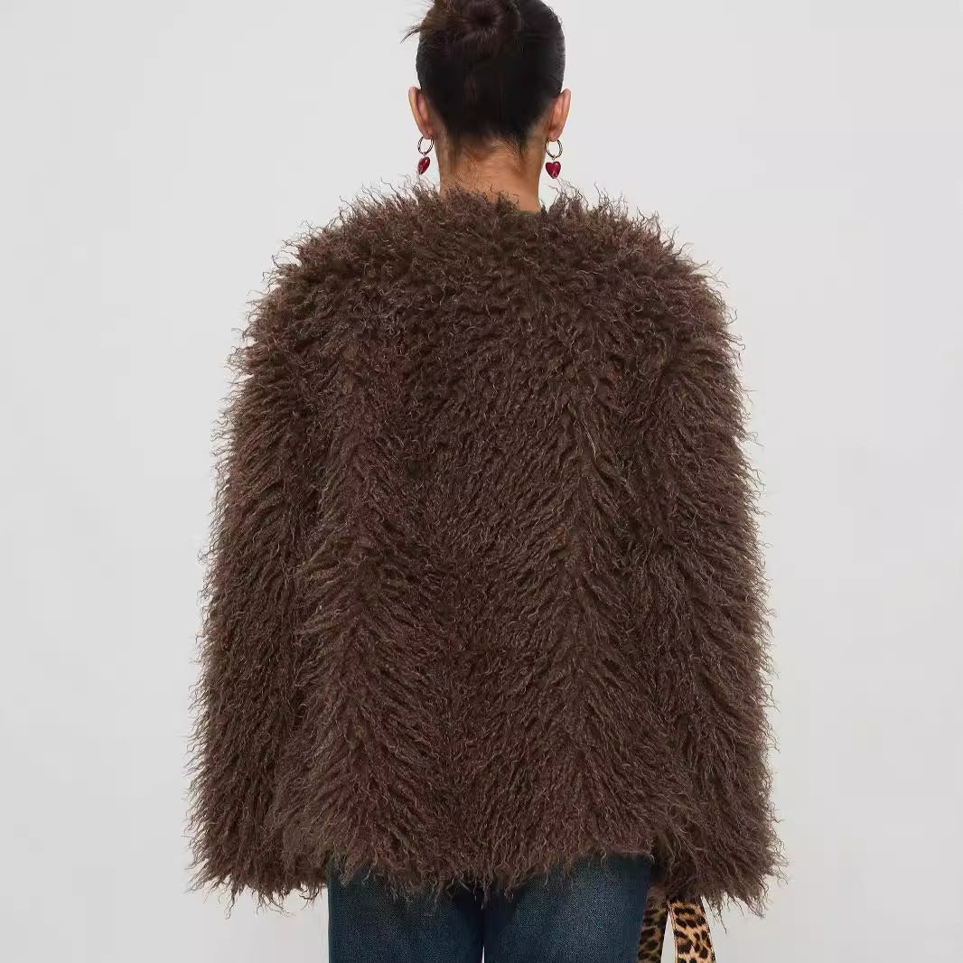 LENA | COZY FAUX FUR JACKET