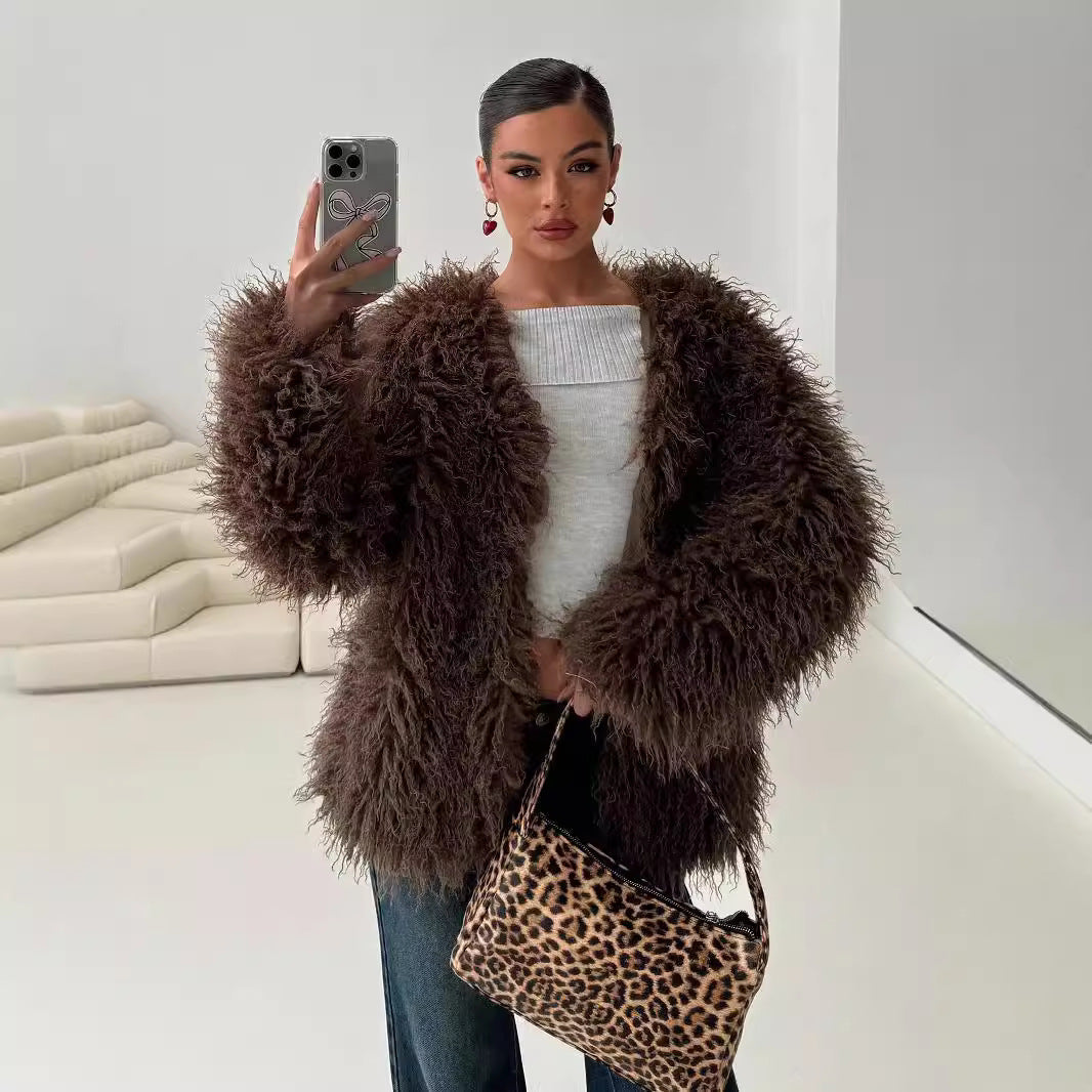 LENA | COZY FAUX FUR JACKET