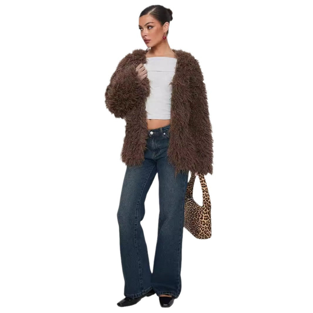 LENA | COZY FAUX FUR JACKET