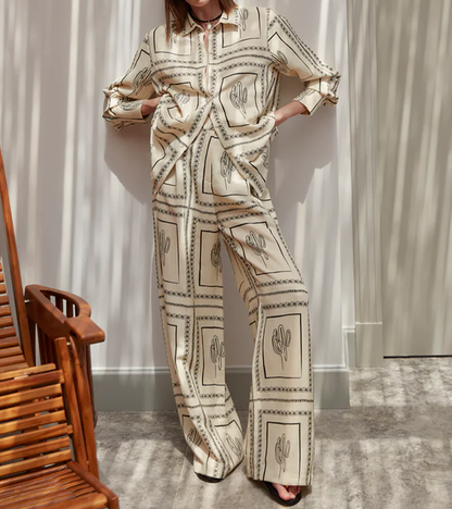 Abstract Geometric Line Printing 2-Piece Set