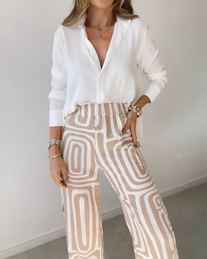 Candela™ | Elegant Two-Piece Set (Free Blouse)