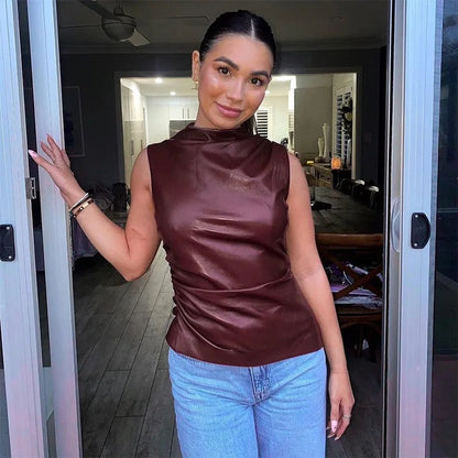 CLARA | BURGUNDY TOP