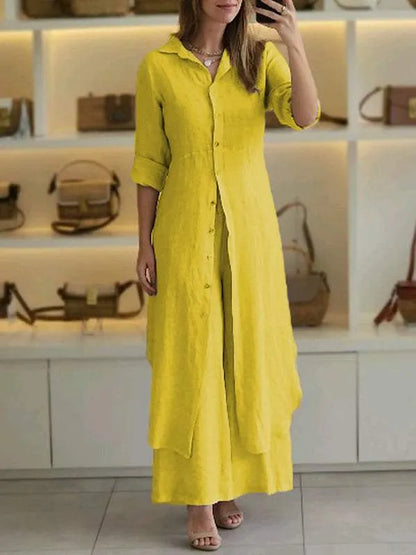 Alaya - Linen Two Piece Set