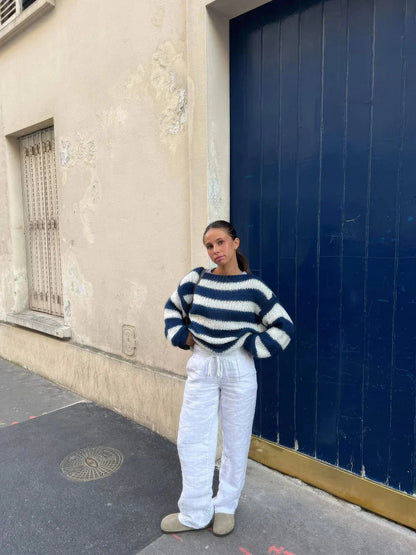 MEGHAN | STRIPED SWEATER