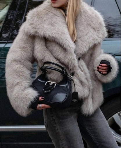 SELENE FUR COAT