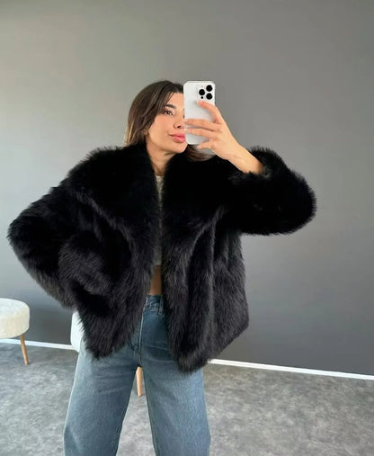 SELENE FUR COAT