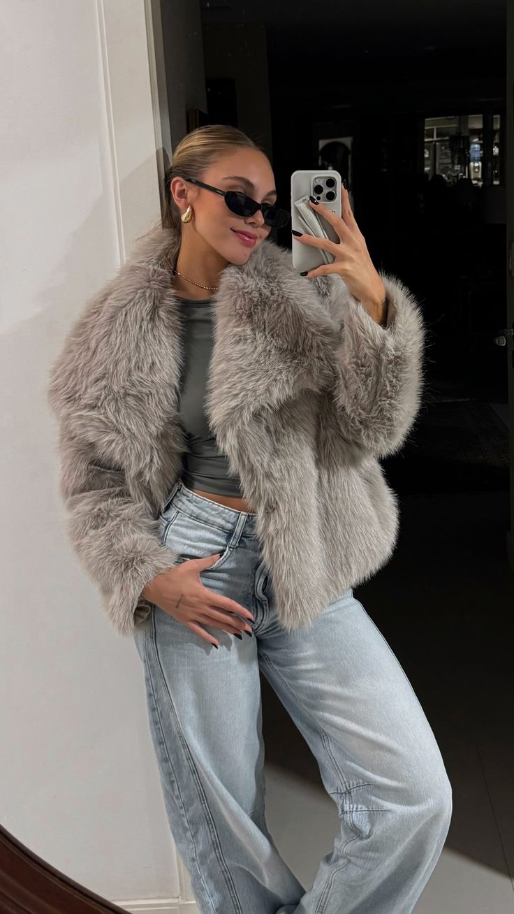 SELENE FUR COAT