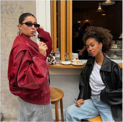 TATE | LEATHER OVERSIZED JACKET